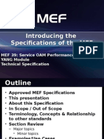 Overview of MEF 39