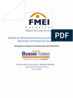 Distribucion Aportaciones Federales Mpios Veracruz 2015