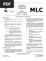 MLC Exam Soa