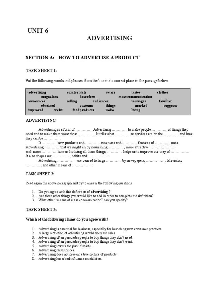 Understanding Advertising Basics | PDF