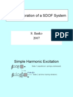 Forced Vibration of A Sdof System
