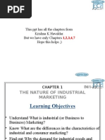 Download INDUSTRIAL MARKETING - HAWALDAR For test only chap123467 by ravichitlangia28 SN25312089 doc pdf