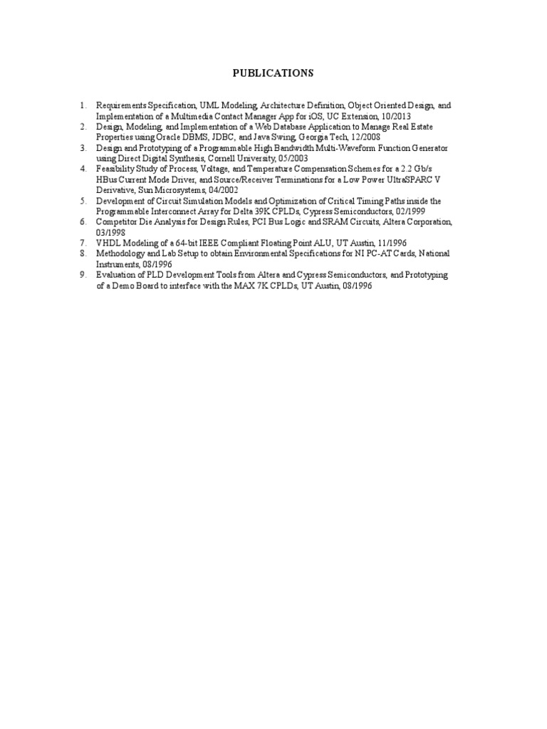 Technical Publications Overview | PDF