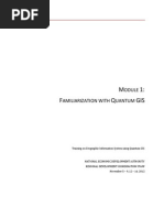 Module 1 - Familiarization With Quantum GIS