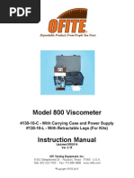 Model 800 Viscometer Instruction Manual