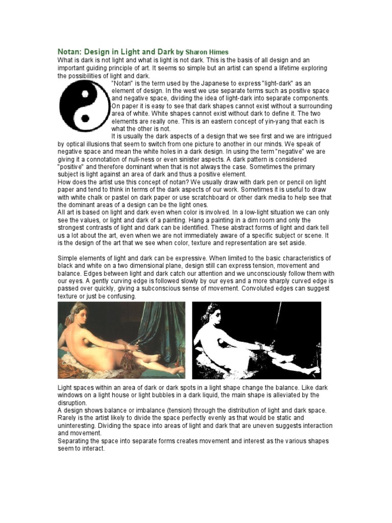 Notan Pdf Paintings Color