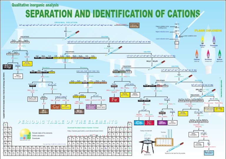 Separation and Identification of Cations PDF Transition Metals Atoms