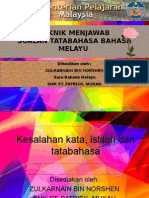 Mengesan Kesalahan Tatabahasa