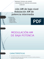 Modulación AM de Bajo Nivel y Modulación AM