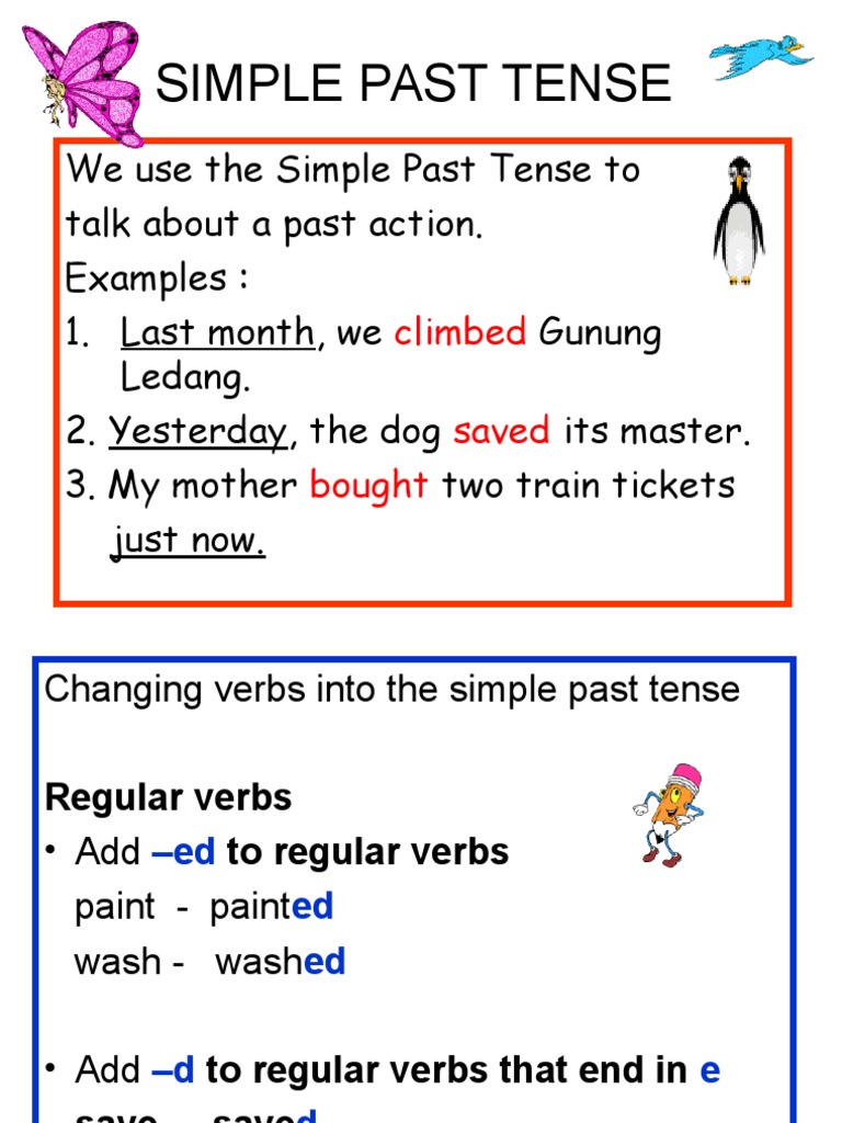 Simple Past Tense