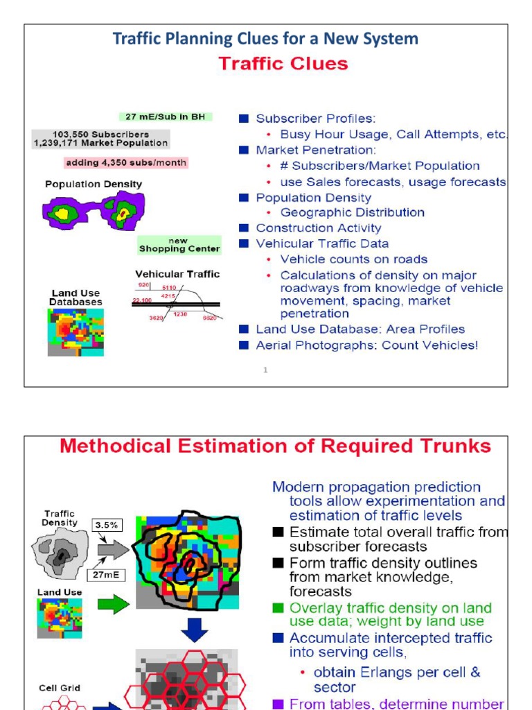 Traffic Planning Clues For A New System | PDF