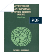 Kuper Antropologia y Antropologos