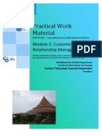 Practical Work Material: Module 5: Customer Relationship Management
