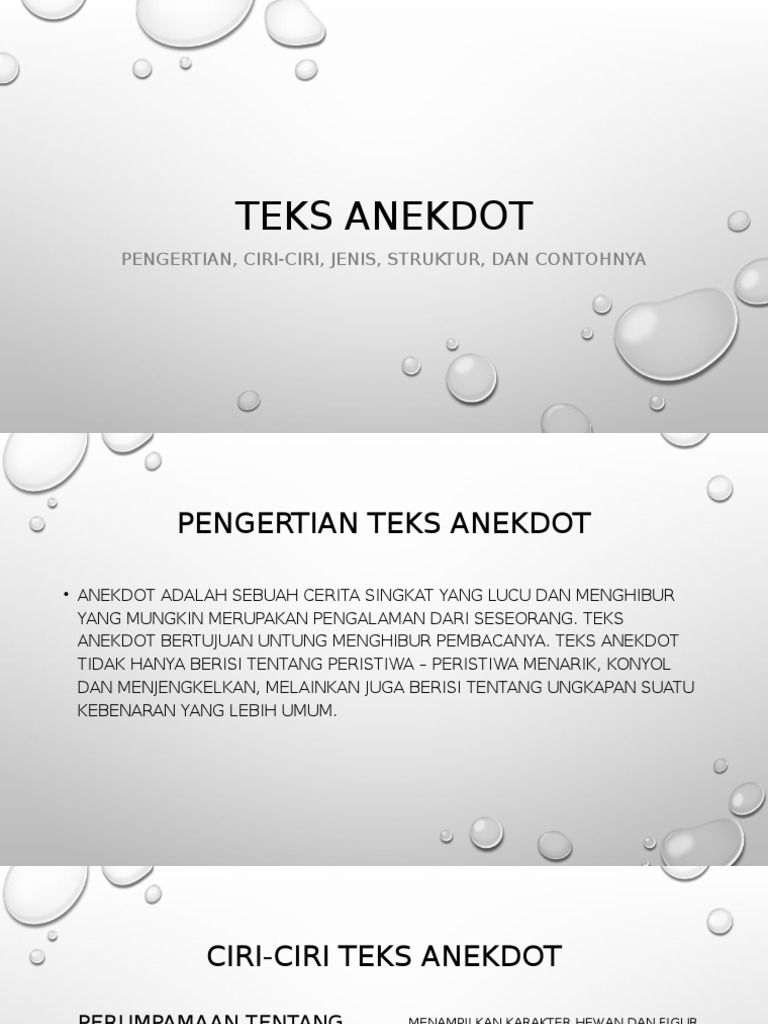 Teks Anekdot