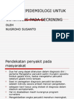 Metode Epidemiologi Untuk Menilai Skrining