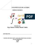 Conceptos Elementales de Algebra PDF