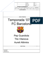 90 Sesiones Entrenamiento Fc Barcelona de Guardiola y Tito Vilanova