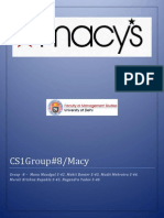 Macy Group Strategic Analysis
