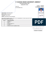 Admit Card