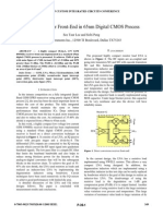 A GSM Receiver Front-End in 65nm Digital CMOS Process