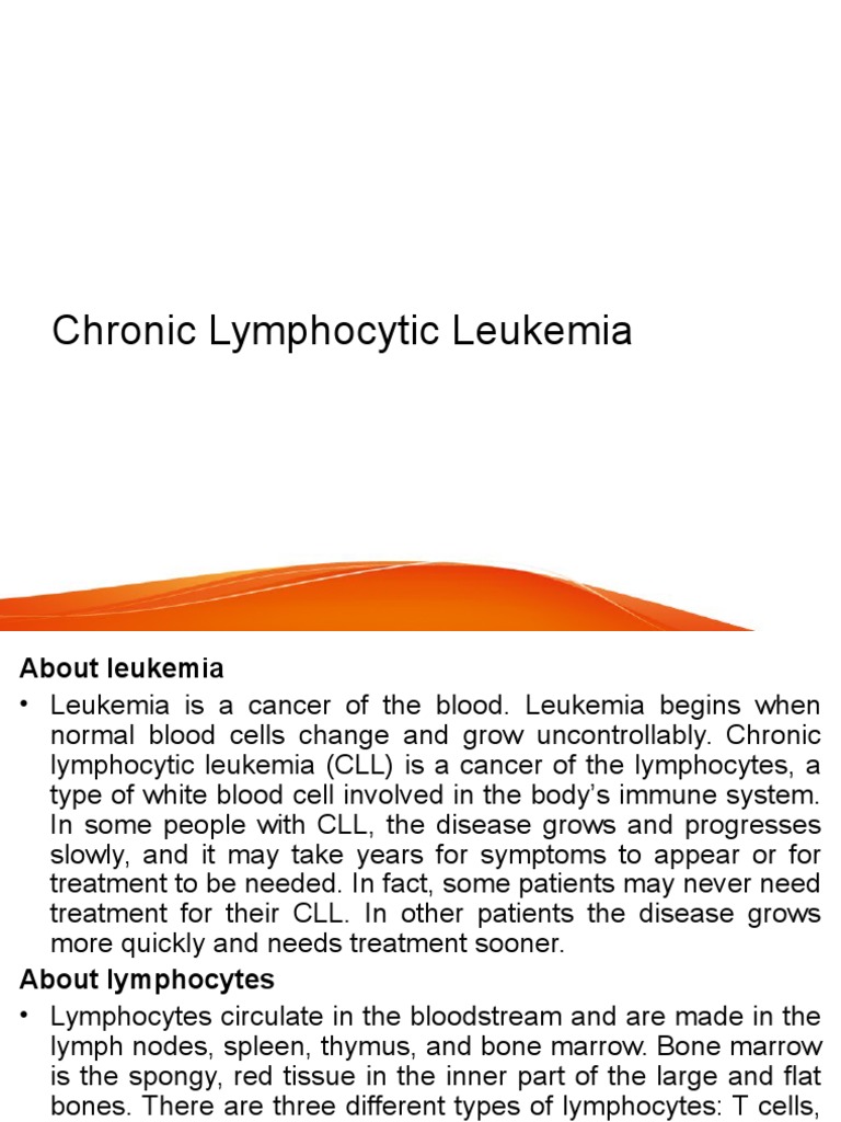 Chronic Lymphocytic Leukemia Overview | PDF | Leukemia | Biopsy