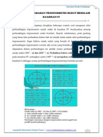 Soal Dan Pembahasan Trigonometri Sudut Berelasi Kuadran IV
