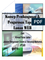 Konsep Pembanguan Laman Web Perpustakaan