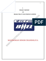 BHEL-project Report -Manmohan Singh Chandoliya