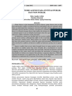 Praktek Teori Agensi Pada Entitas Publik Dan Non Publik: Prestasi Vol. 9 No. 1 - Juni 2012 ISSN 1411 - 1497