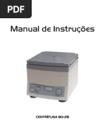 Manual de Instrução Centrifuga 80-2B