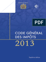 Code Général d’impôt 2013 - Maroc