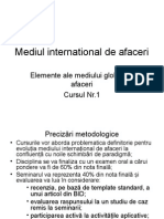 Curs Nr. 1 Determinanti Ai Mediului Global de Afaceri