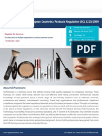 Compliance with the European Cosmetics Products Regulation (EC) 1223/2009
