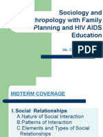 Sociology and Anthropology With Family Planning and HIV AIDS Education
