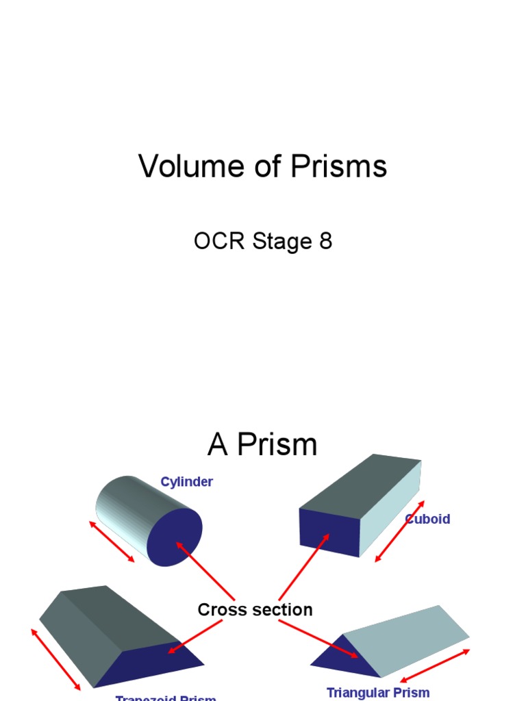 Calculating Prism Volumes and Areas | PDF