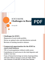 Challenges in Rural Banking: Icici Bank