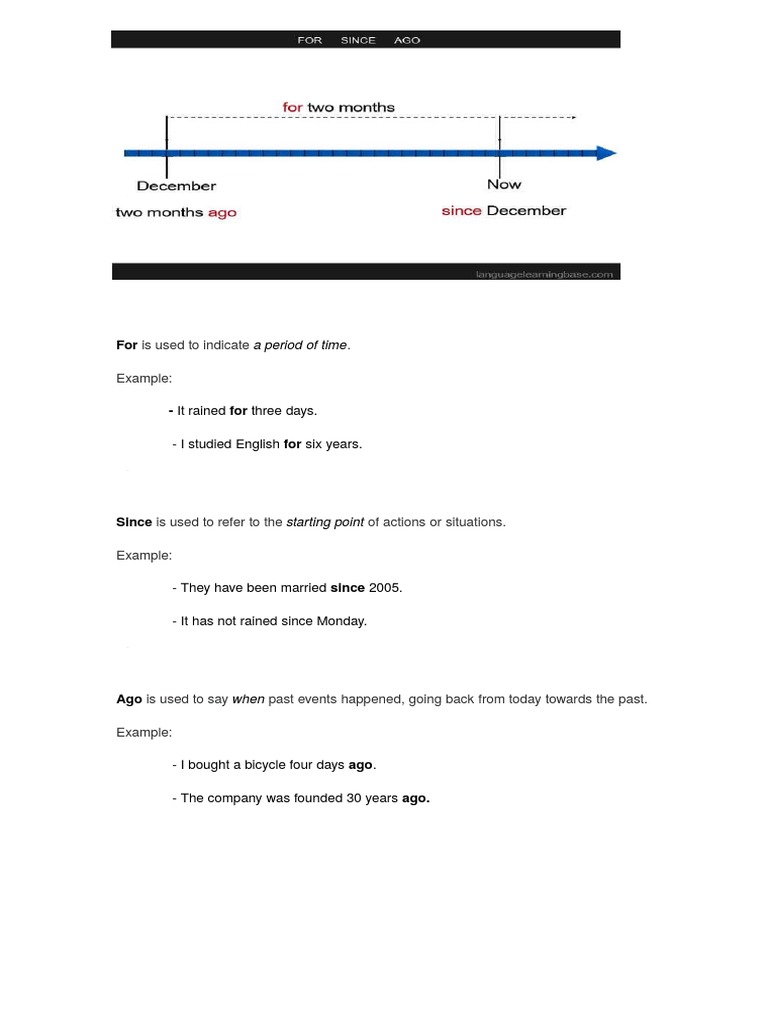 Is Used To Indicate - Example:: A Period of Time | PDF