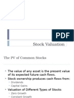 Stocks and Their Valuation