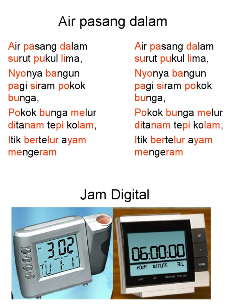 Jenis Jenis Jam | PDF