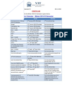 Academic Calender