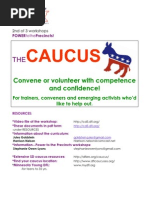 CD5 DFL Chili and the Caucus Training for Conveners/Volunteers