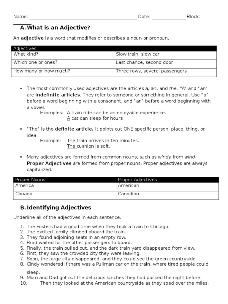 Worksheet Identifying Adjectives adjectives worksheet adjective sculpture