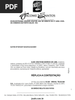 Réplica a Contestação. Alba Cristiane