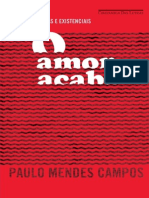 CAMPOS, Paulo Mendes - O Amor Acaba