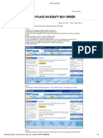 How To Place An Equity Buy Order