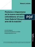 Posturas e Imposturas en La Novela Colombiana