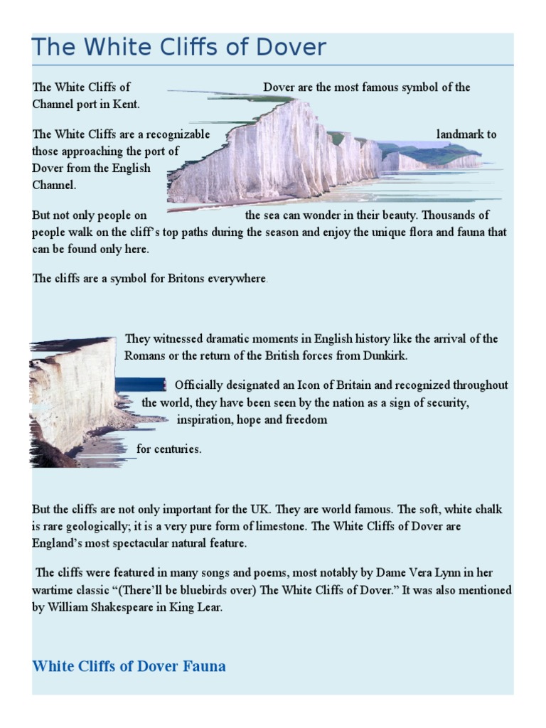 White Cliffs of Dover PDF