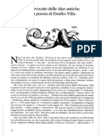 Il Transito Provocato Delle Idee Antiche - Appunti Sulla Poetica Di Emilio Villa