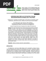 Download Assessing Heavy Metals in the Waters Fish and Macroinvertebrates in Manila Bay Philippines by Tomaru Andi SN253201755 doc pdf