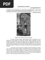 O Anti Feminismo Na História